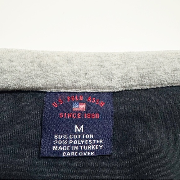 Vintage US Polo Assn Velour Track Jacket - Picture 9 of 10